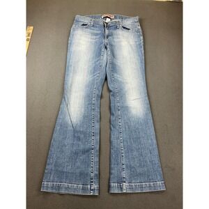 gap Jeans Womens 16 Blue Flare Denim Boho Hippie Pants